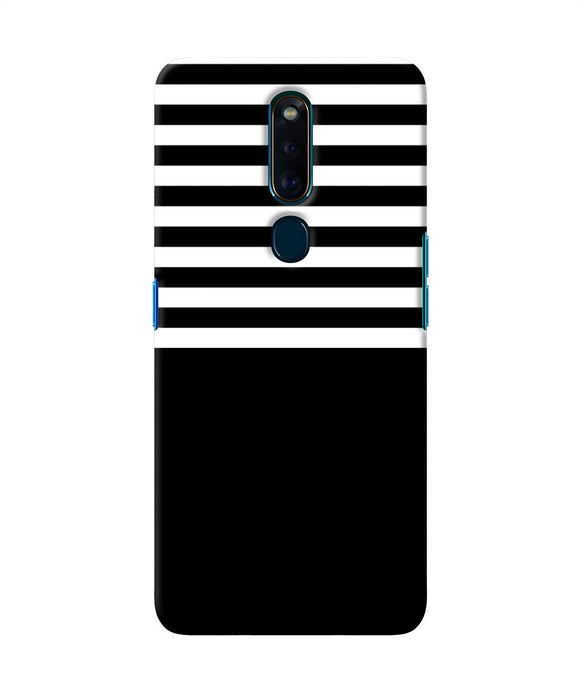 Black And White Print Oppo F11 Pro Back Cover