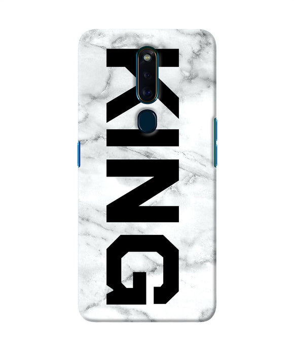 King Marble Text Oppo F11 Pro Back Cover