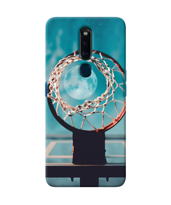 Basket Ball Moon Oppo F11 Pro Back Cover
