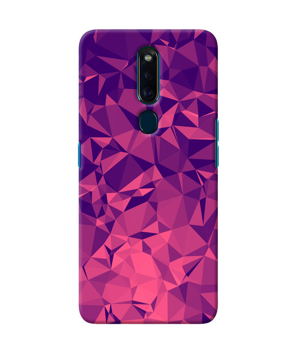 Abstract Red Blue Shine Oppo F11 Pro Back Cover