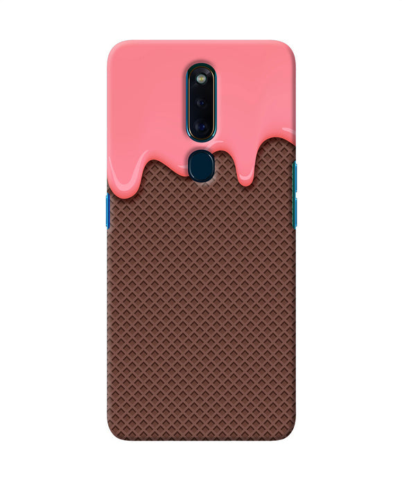 Waffle Cream Biscuit Oppo F11 Pro Back Cover