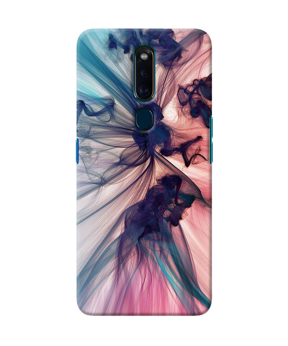Abstract Black Smoke Oppo F11 Pro Back Cover