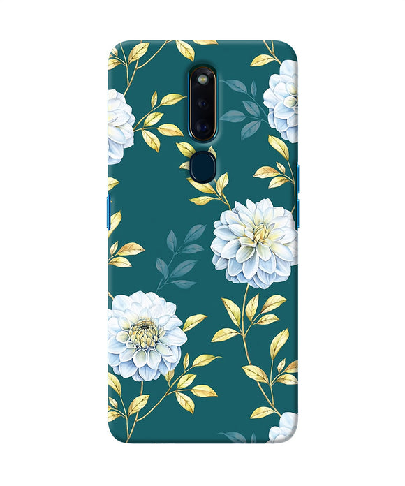 Flower Canvas Oppo F11 Pro Back Cover