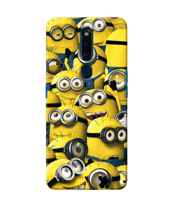 Minions Crowd Oppo F11 Pro Back Cover