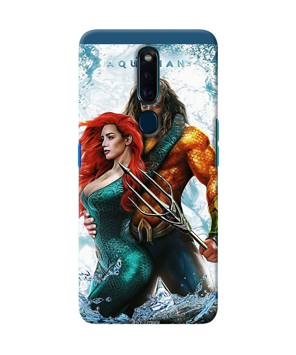 Aquaman Couple Water Oppo F11 Pro Back Cover