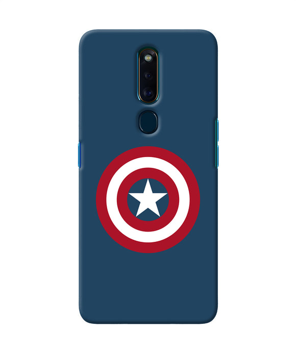 Captain America Logo Oppo F11 Pro Back Cover