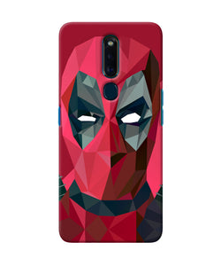 Abstract Deadpool Full Mask Oppo F11 Pro Back Cover