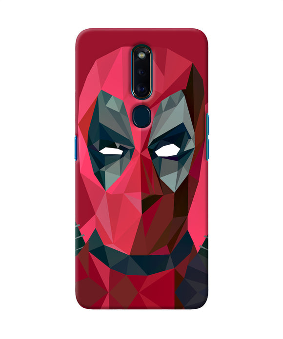 Abstract Deadpool Full Mask Oppo F11 Pro Back Cover