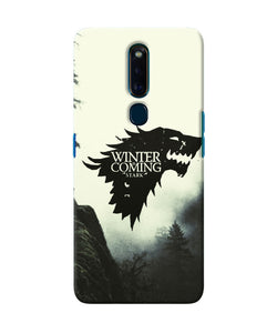 Winter Coming Stark Oppo F11 Pro Back Cover