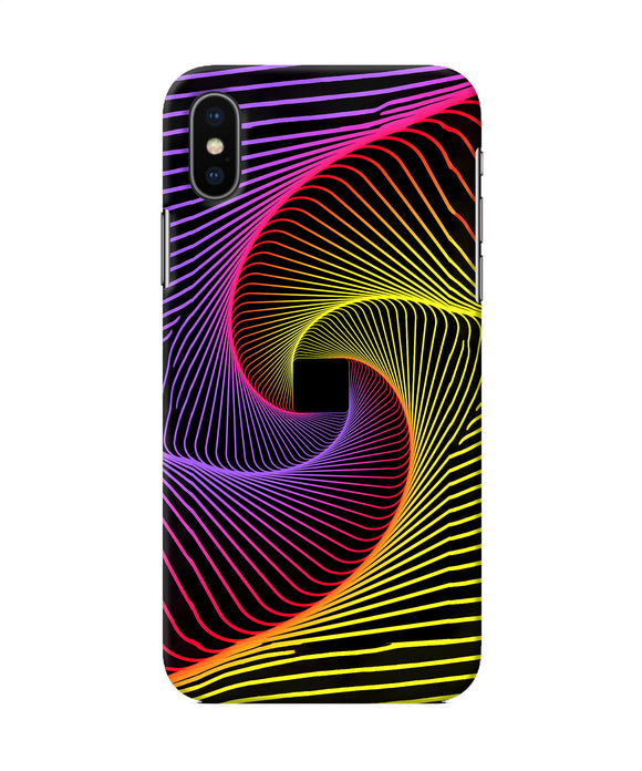Colorful Strings iPhone XS Back Cover