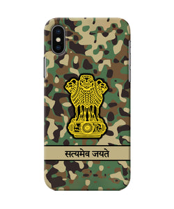 Satyamev Jayate Army iPhone XS Back Cover