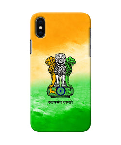 Satyamev Jayate Flag iPhone XS Back Cover