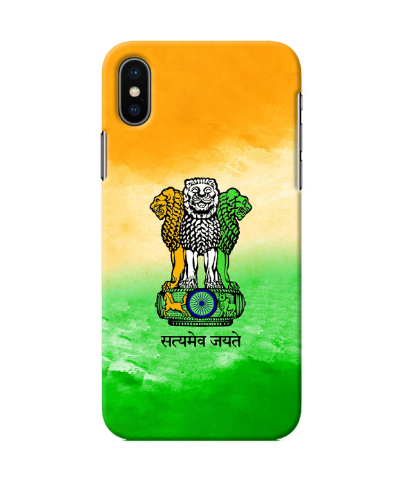 Satyamev Jayate Flag iPhone XS Back Cover