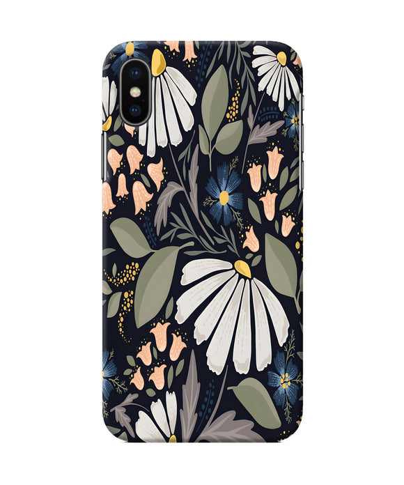 Flowers Art iPhone XS Back Cover