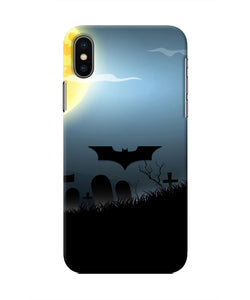 Batman Scary cemetry Iphone XS Real 4D Back Cover