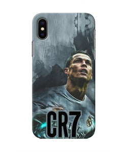 Christiano Ronaldo Grey Iphone XS Real 4D Back Cover