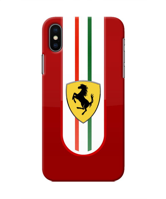 Ferrari Art Iphone XS Real 4D Back Cover