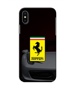 White Ferrari Iphone XS Real 4D Back Cover