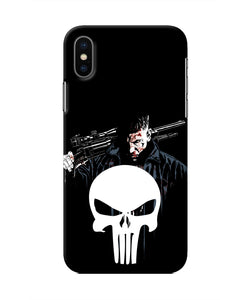 Punisher Character Iphone XS Real 4D Back Cover