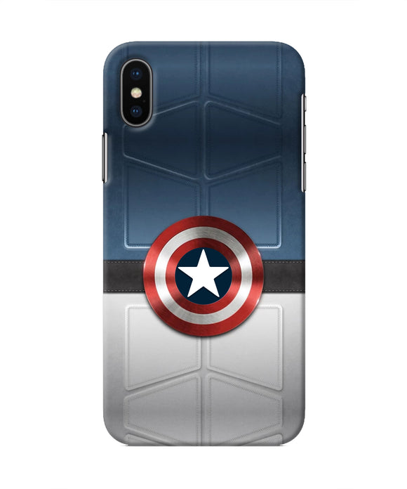 Captain America Suit Iphone XS Real 4D Back Cover