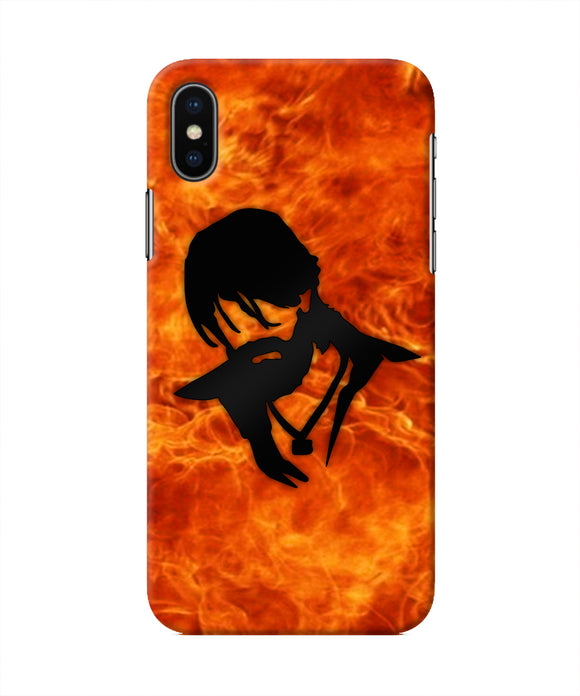 Rocky Bhai Face iPhone XS Real 4D Back Cover