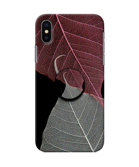 Leaf Pattern Iphone XS Pop Case