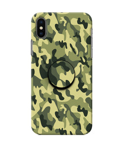Camouflage Iphone XS Pop Case
