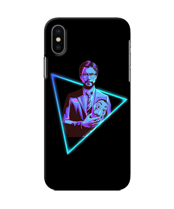 Money Heist Professor In Pub iPhone XS Back Cover