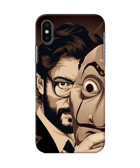 Money Heist Professor Art iPhone XS Back Cover