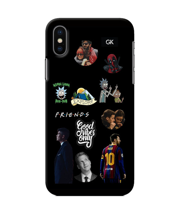 Positive Characters iPhone XS Back Cover
