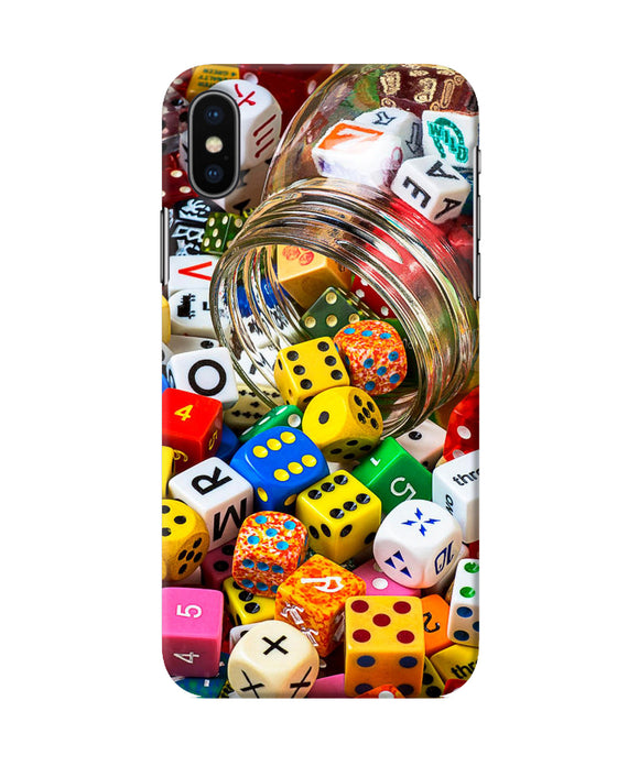 Colorful Dice iPhone XS Back Cover