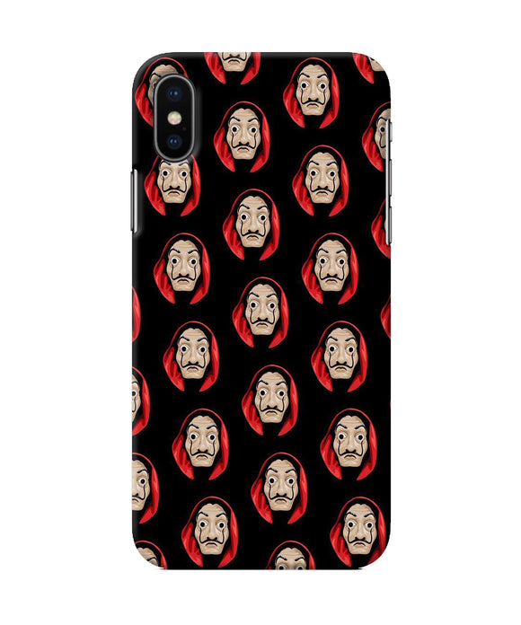 Money Heist Mask iPhone XS Back Cover