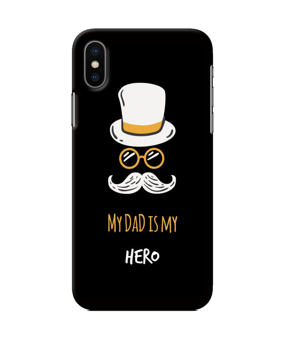My Dad Is My Hero iPhone XS Back Cover