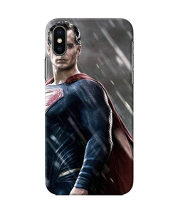 Superman Man Of Steel Iphone Xs Back Cover