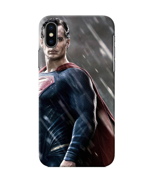 Superman Man Of Steel Iphone Xs Back Cover