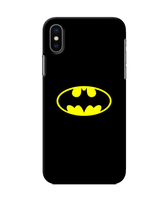 Batman Last Knight Print Black Iphone Xs Back Cover