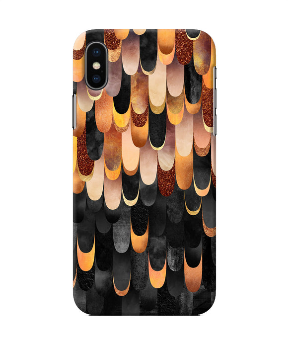 Abstract Wooden Rug Iphone Xs Back Cover