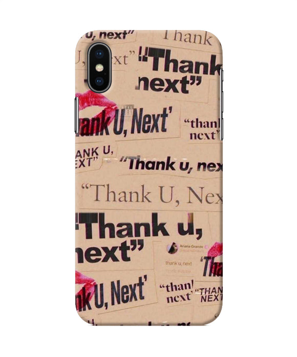 Thank You Next Iphone Xs Back Cover