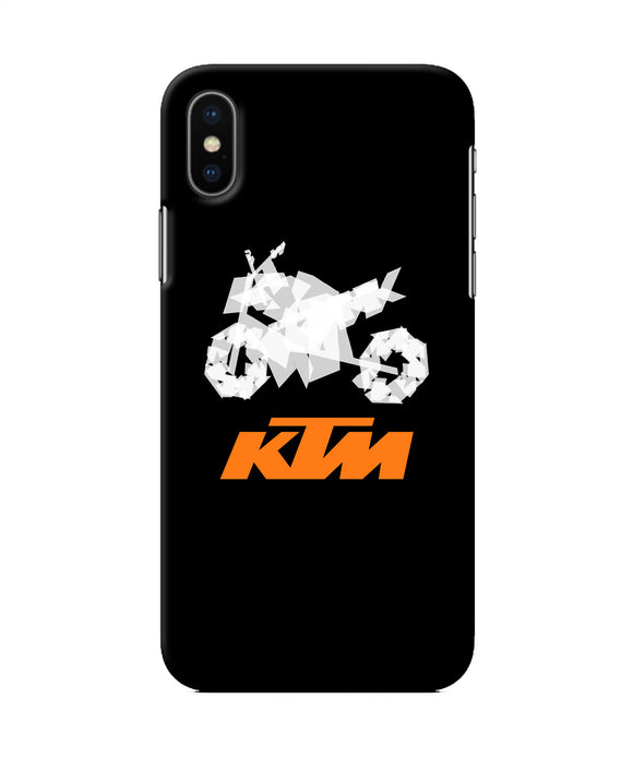 Ktm Sketch Iphone Xs Back Cover