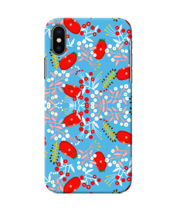 Small Red Animation Pattern Iphone Xs Back Cover