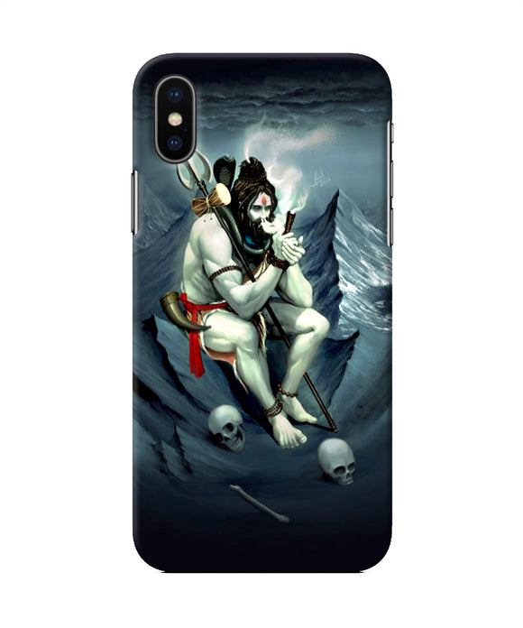 Lord Shiva Chillum Iphone Xs Back Cover