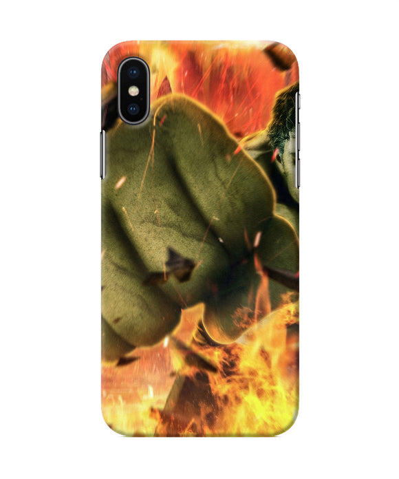 Hulk Smash Iphone Xs Back Cover