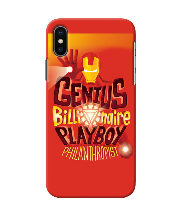 Ironman Quote Iphone Xs Back Cover