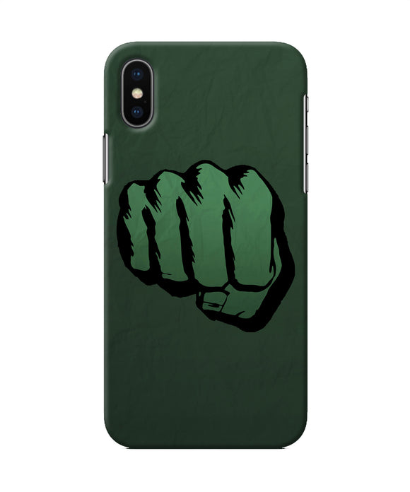 Hulk Smash Logo Iphone Xs Back Cover