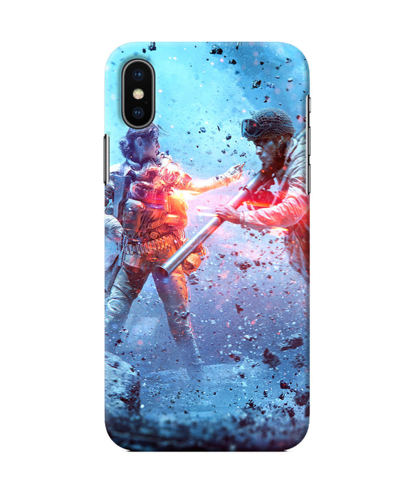 Pubg Water Fight Iphone Xs Back Cover
