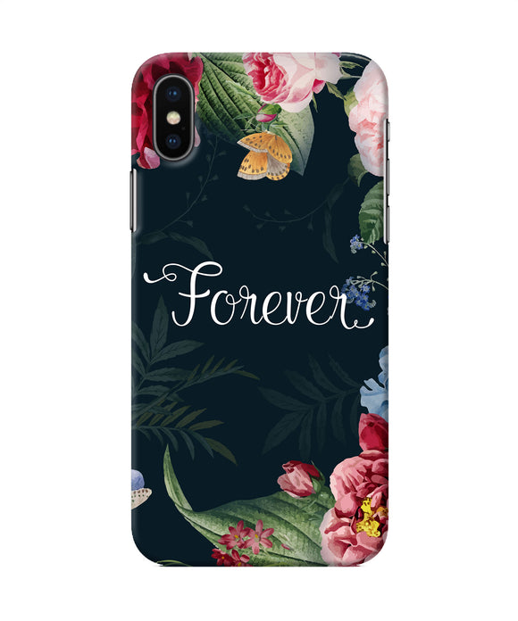 Forever Flower Iphone Xs Back Cover
