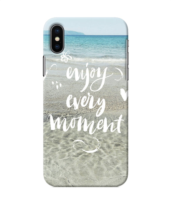 Enjoy Every Moment Sea Iphone Xs Back Cover