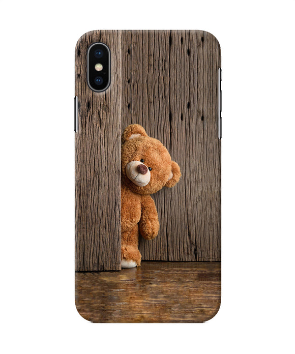 Teddy Wooden Iphone Xs Back Cover