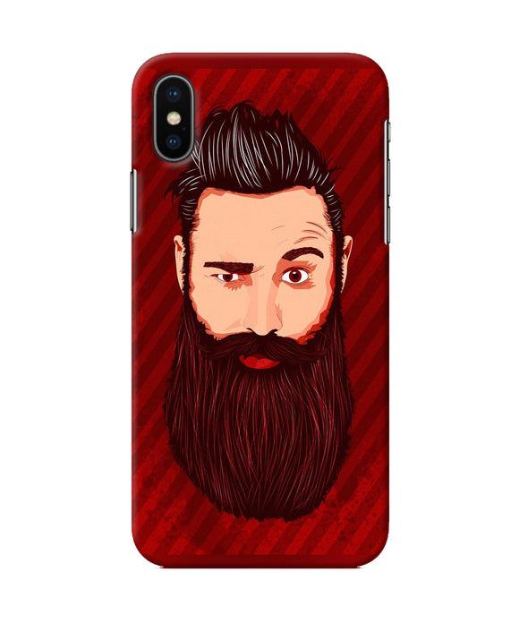 Beardo Character Iphone Xs Back Cover