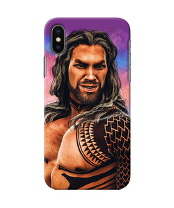 Aquaman Sketch Iphone Xs Back Cover